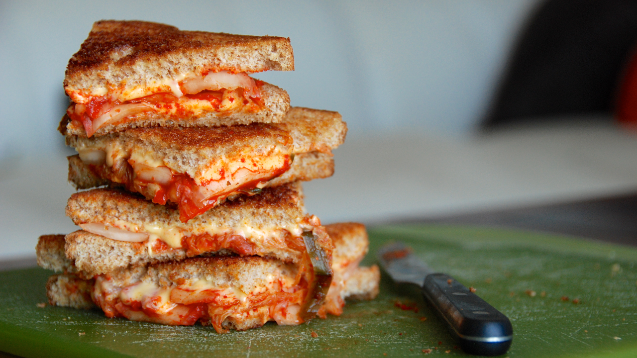 3. Kimchi Grilled Cheese