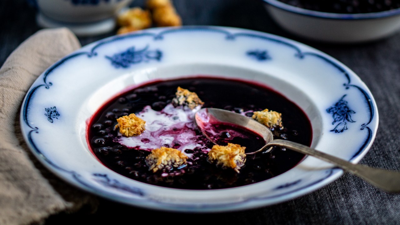 12. Icelandic Blueberry Soup – Bláberjasúpa