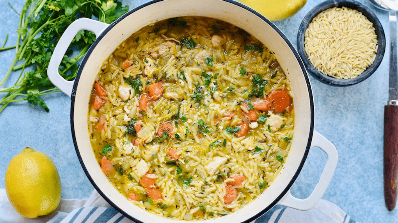 10. Mediterranean Orzo and Chicken