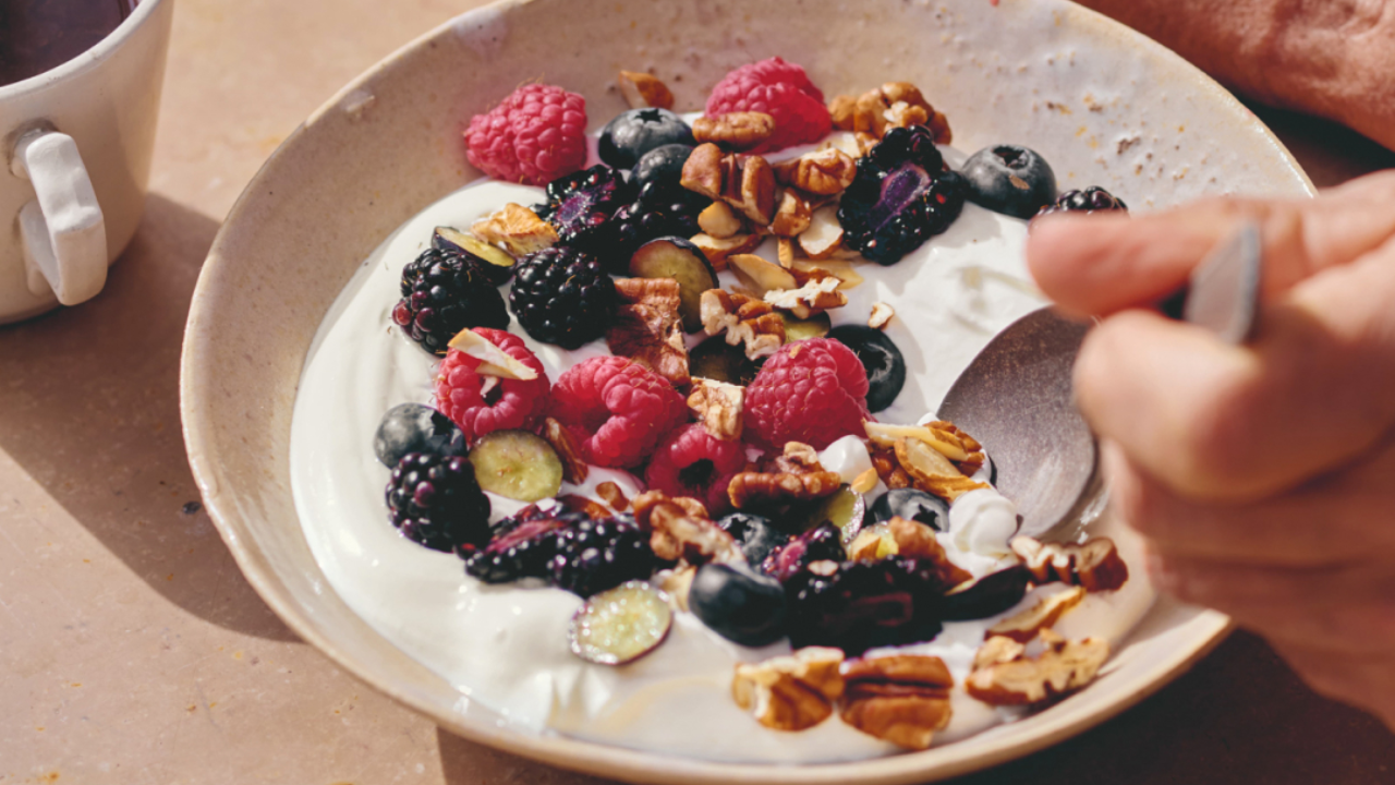 1. Kefir Granola Bowl