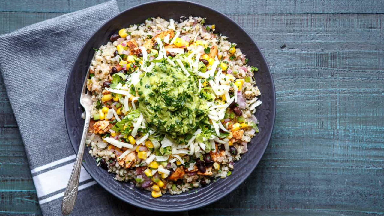 3. Low-Carb Burrito Power Bowl