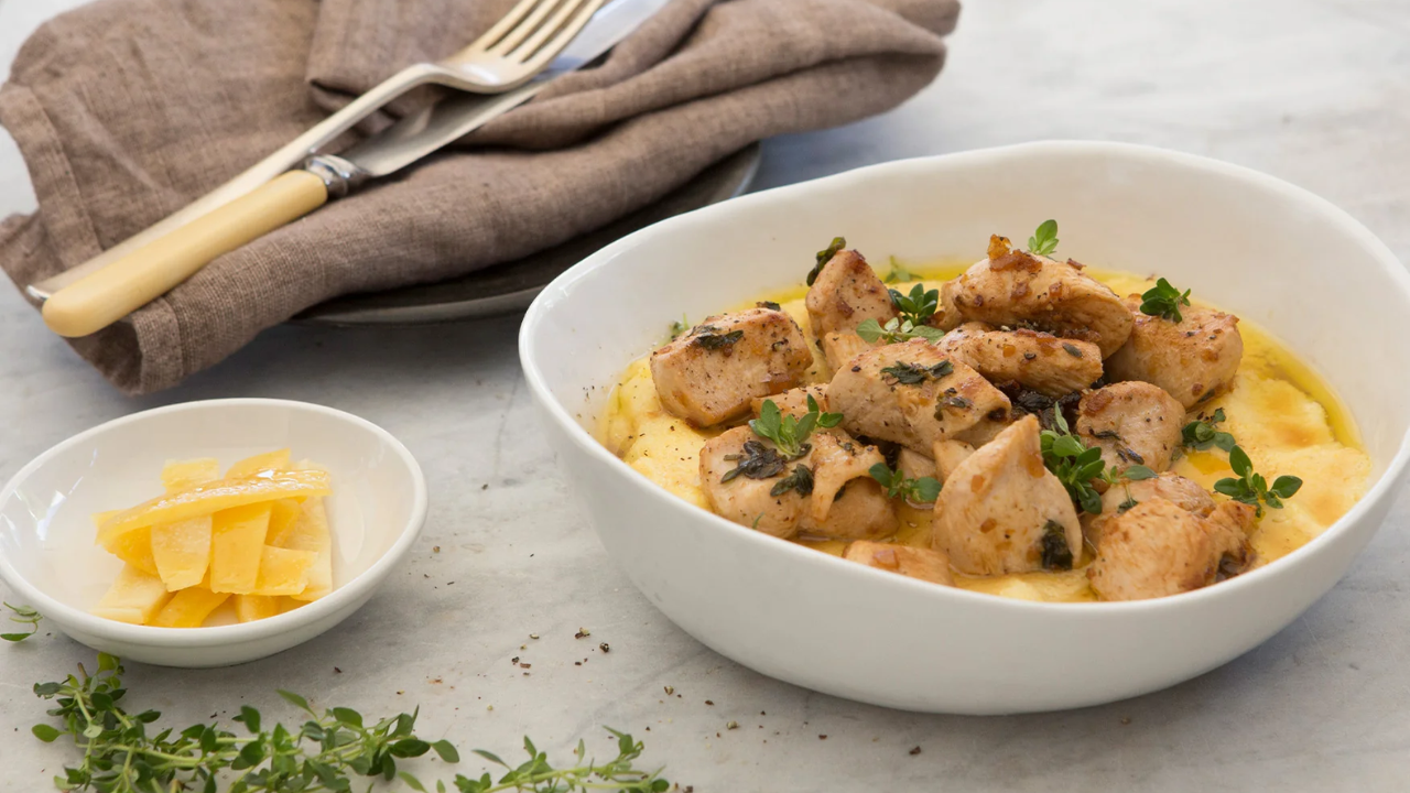 6. Creamy Lemon & Thyme Chicken