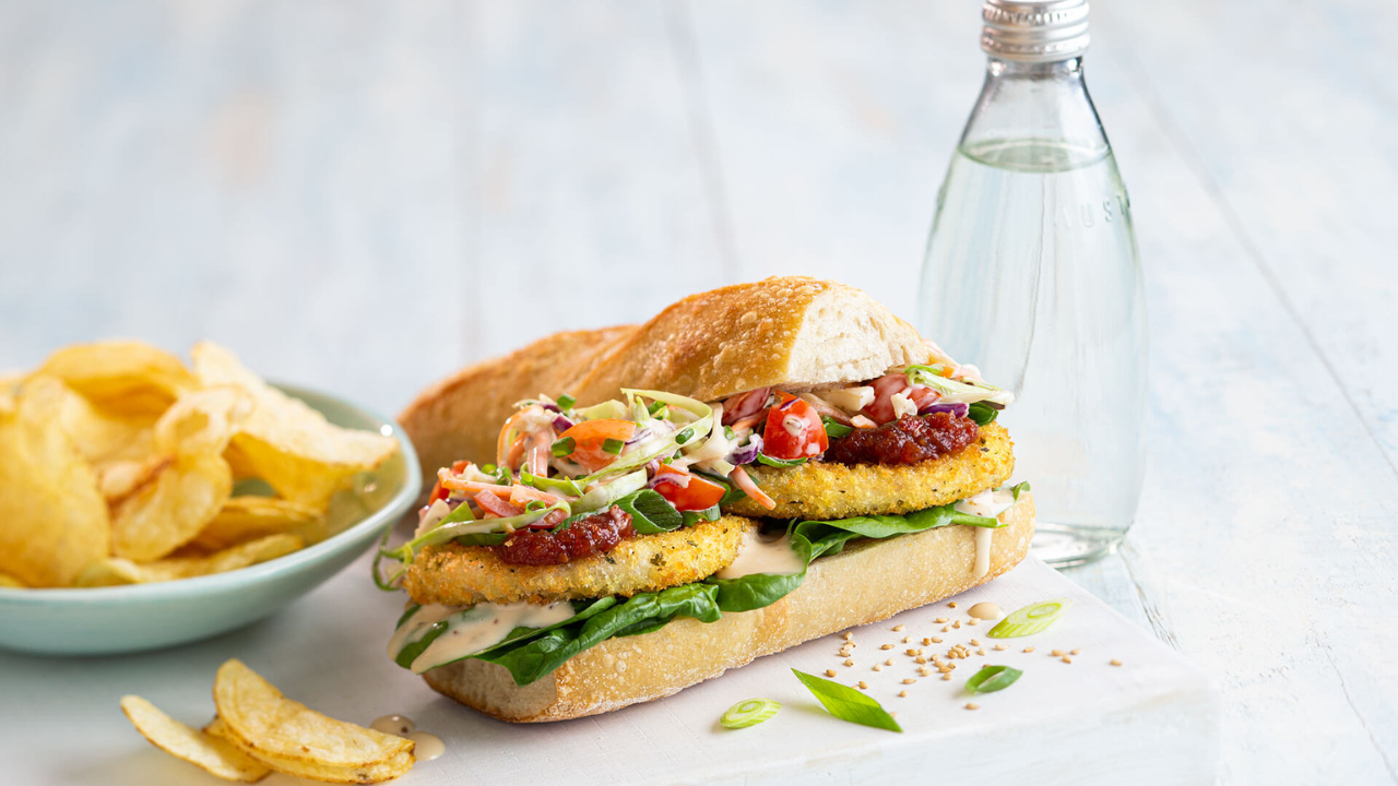 17. Creamy Tomato Chicken Sandwich