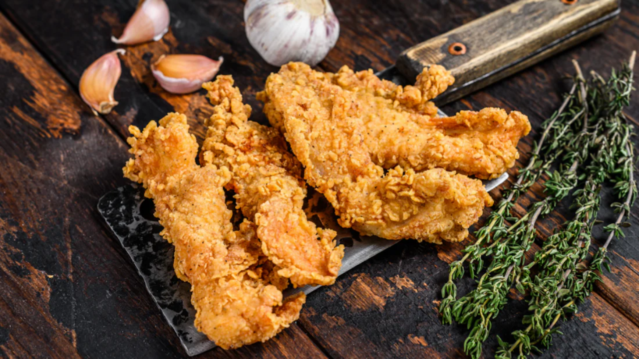 18. Crispy Honey Sriracha Chicken Tenders