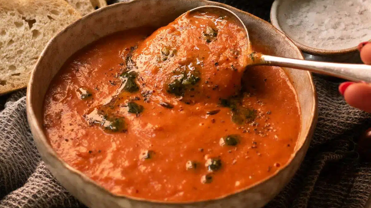 19. Roasted Red Pepper Soup