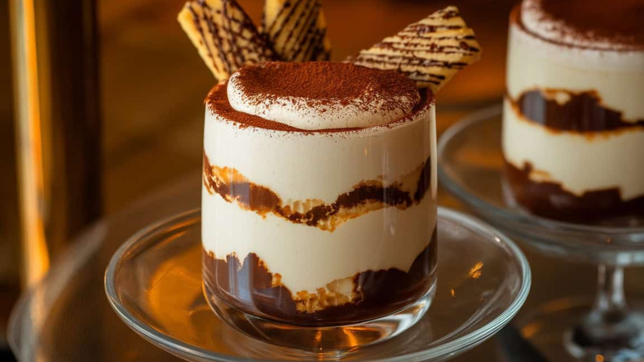 4. Tiramisu-Inspired Panna Cotta