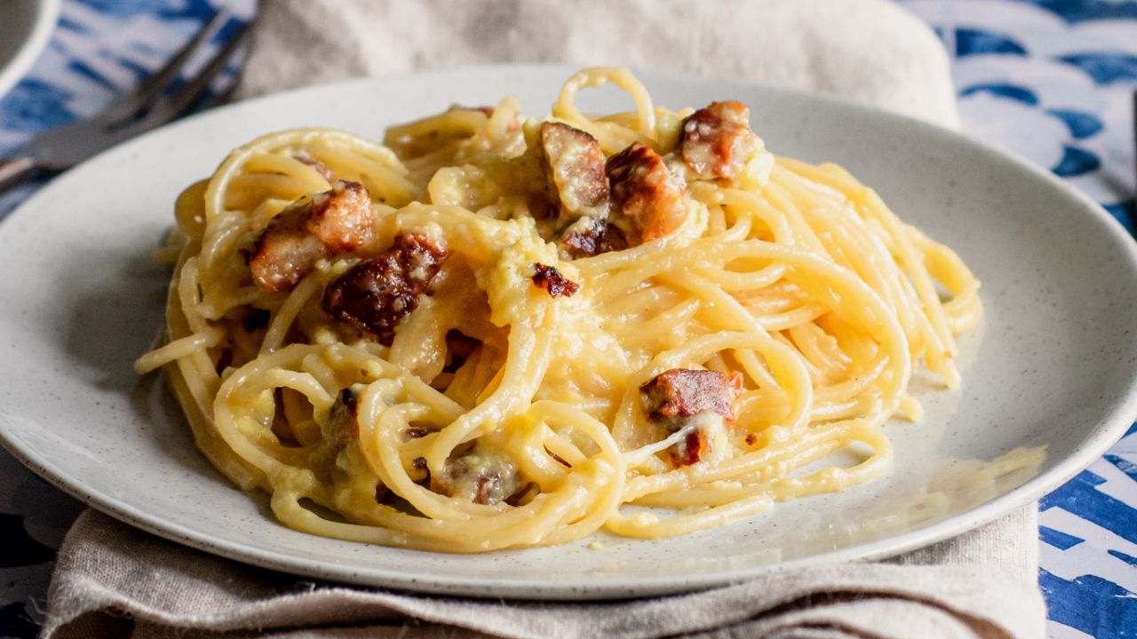 10. Simple Spaghetti Carbonara