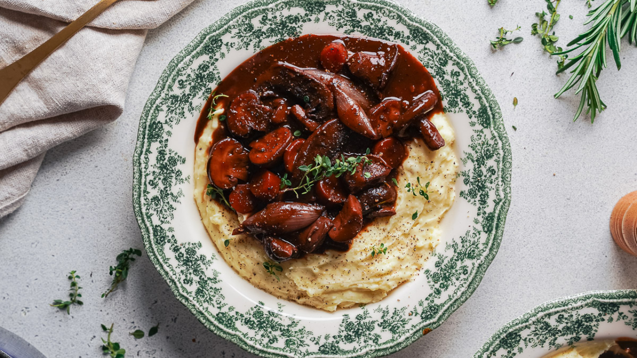 15. Mushroom Bourguignon