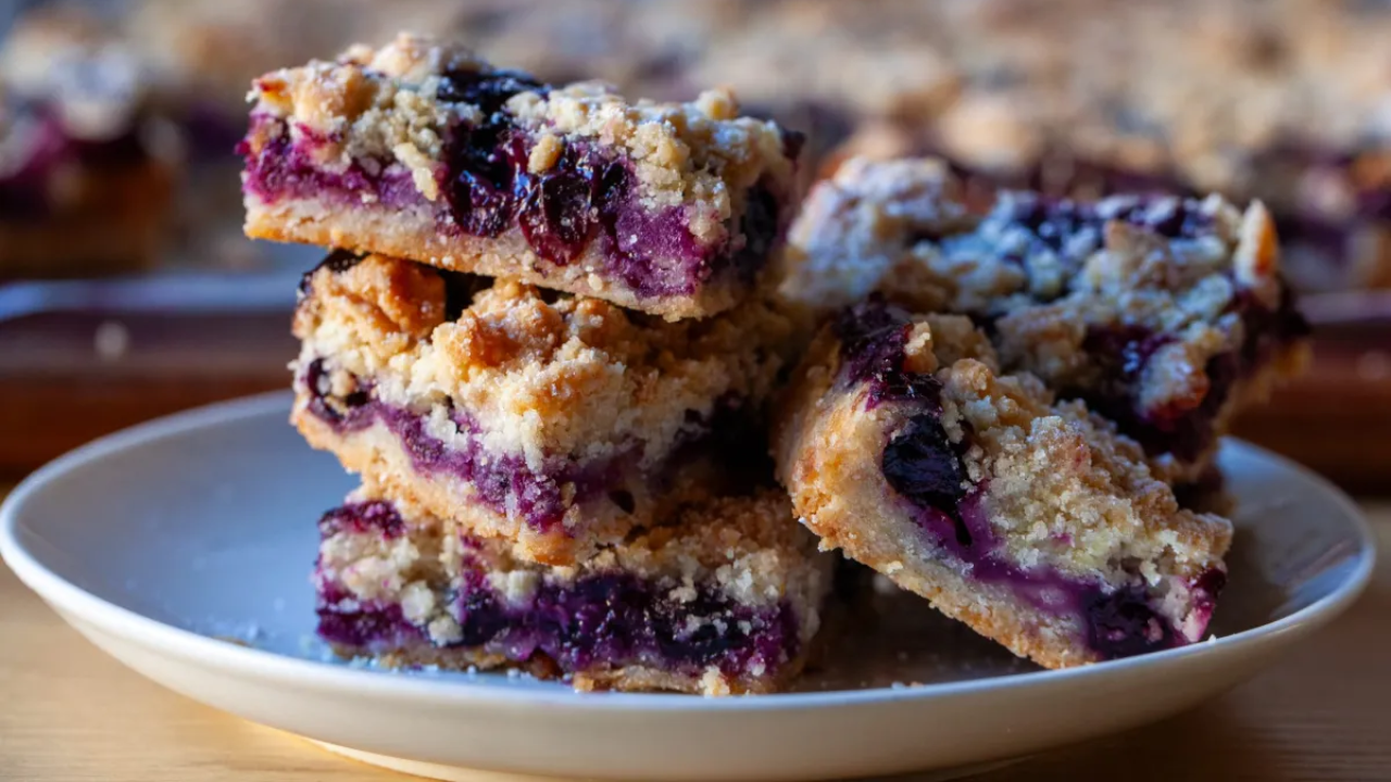 2. Rustic Blueberry Crumb Breakfast Loaf