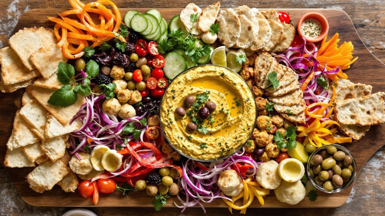 10. Mediterranean Mezze Celebration Board