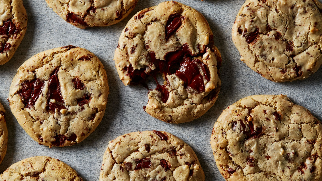 16. Salted Tahini Chocolate Chip Cookies