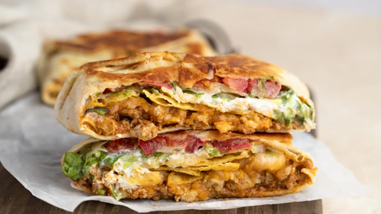 18. Homemade Healthy Crunchwrap Supreme