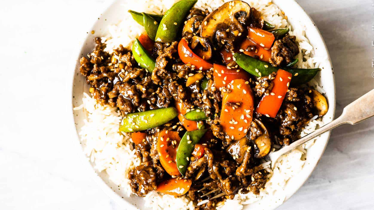 8. Miso-Ginger Beef and Broccoli Stir-Fry