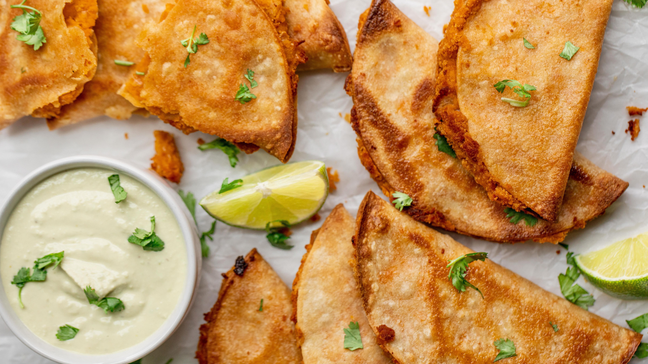 1. Buffalo White Bean Tacos