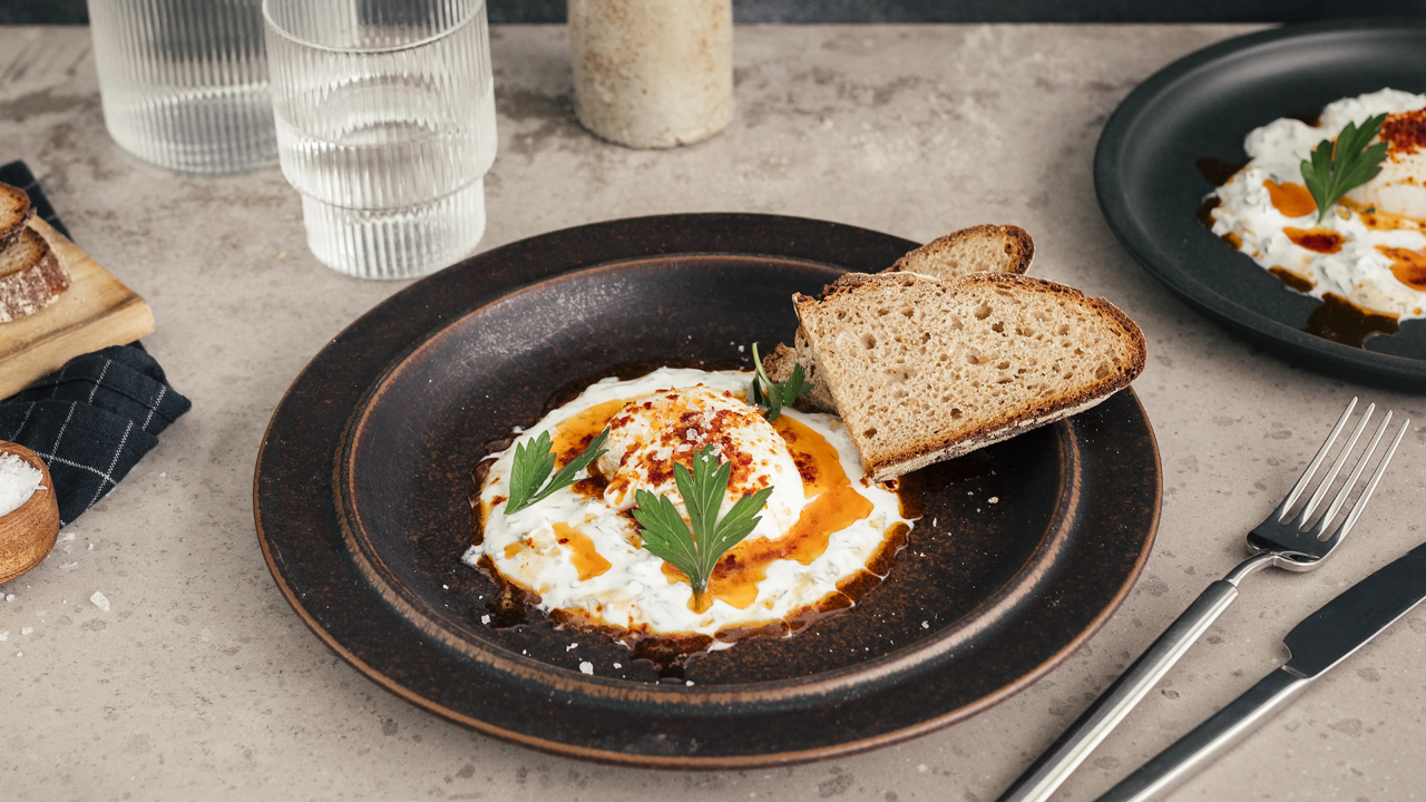 8. Çılbır (Turkish Poached Eggs)
