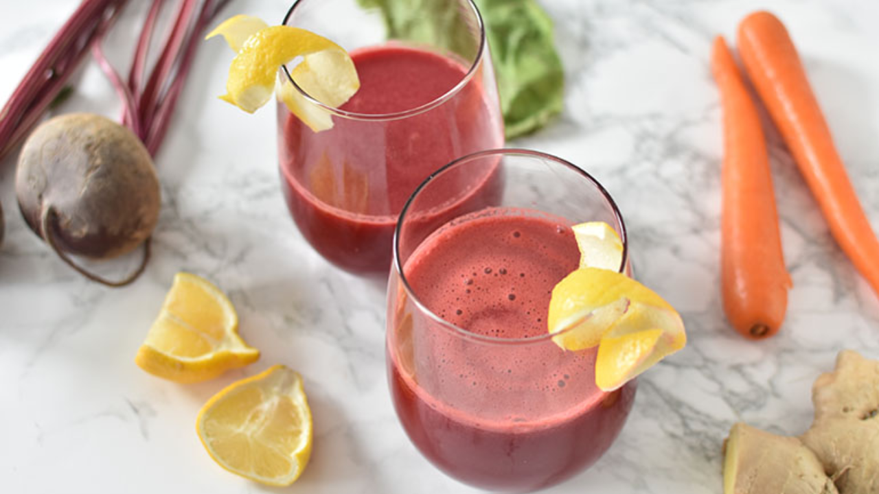 16. Ginger Beet Vegetable Juice