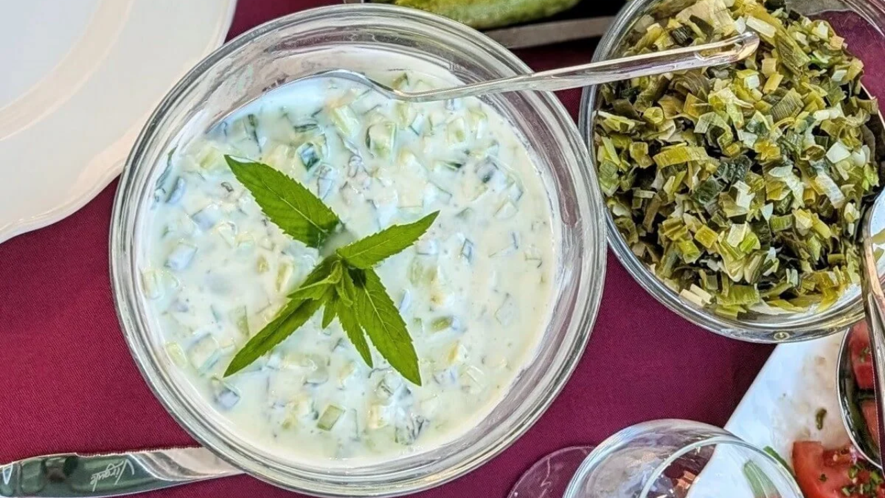 13. Jajik (Cucumber Yogurt Mint Salad)