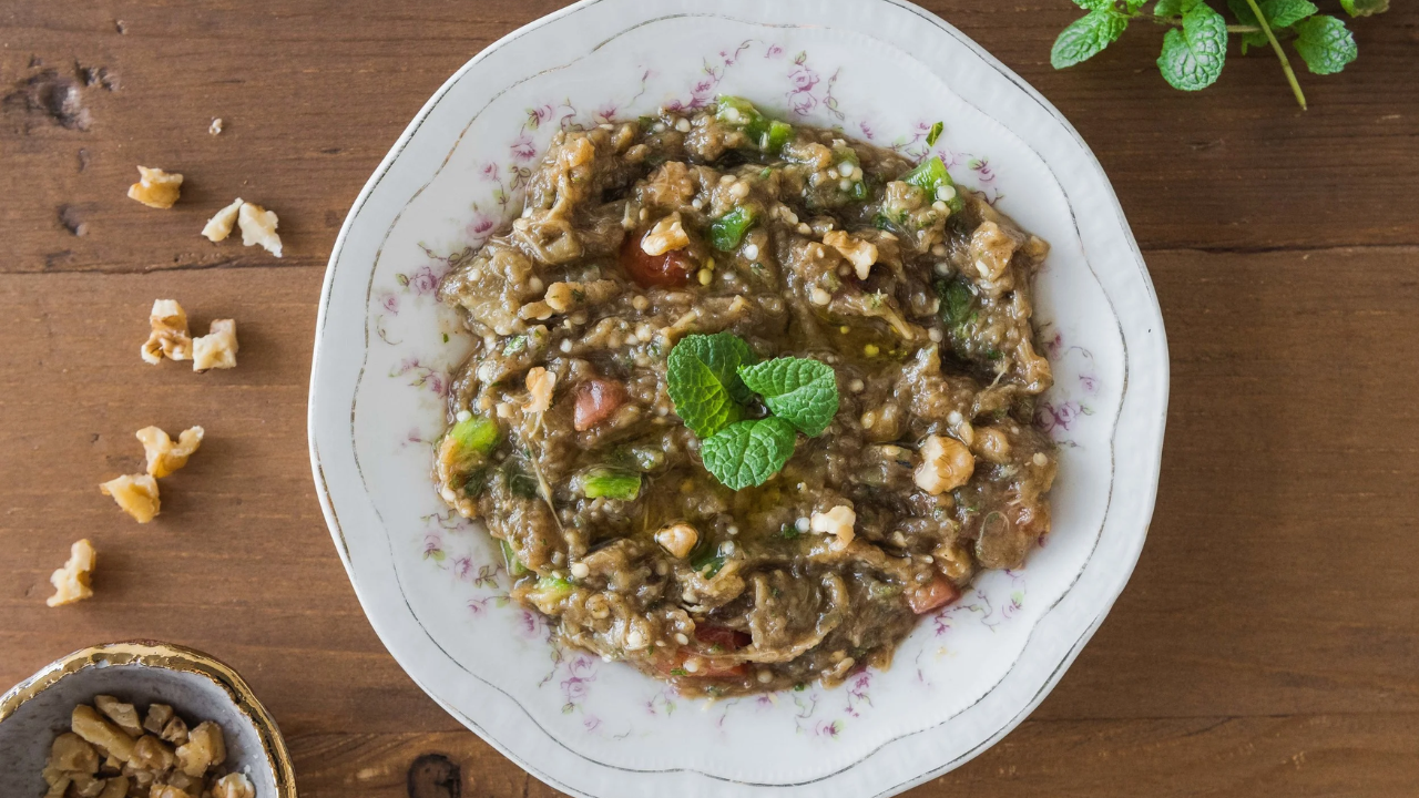 12. Baba Ganoush (Smoky Eggplant Dip)