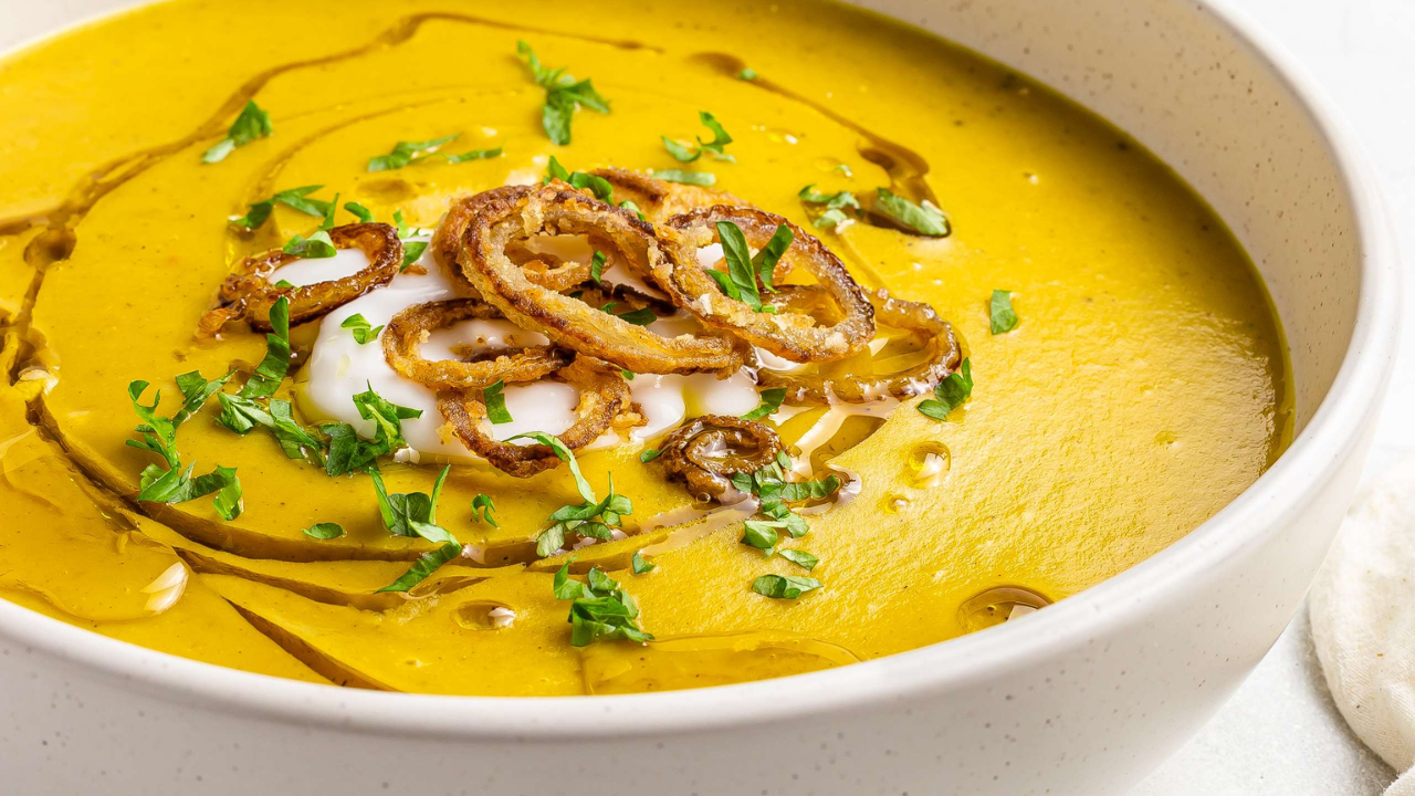 1. Creamy Middle Eastern Lentil Soup