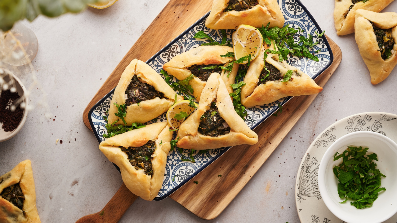 7. Spinach and Cheese Fatayer Pies