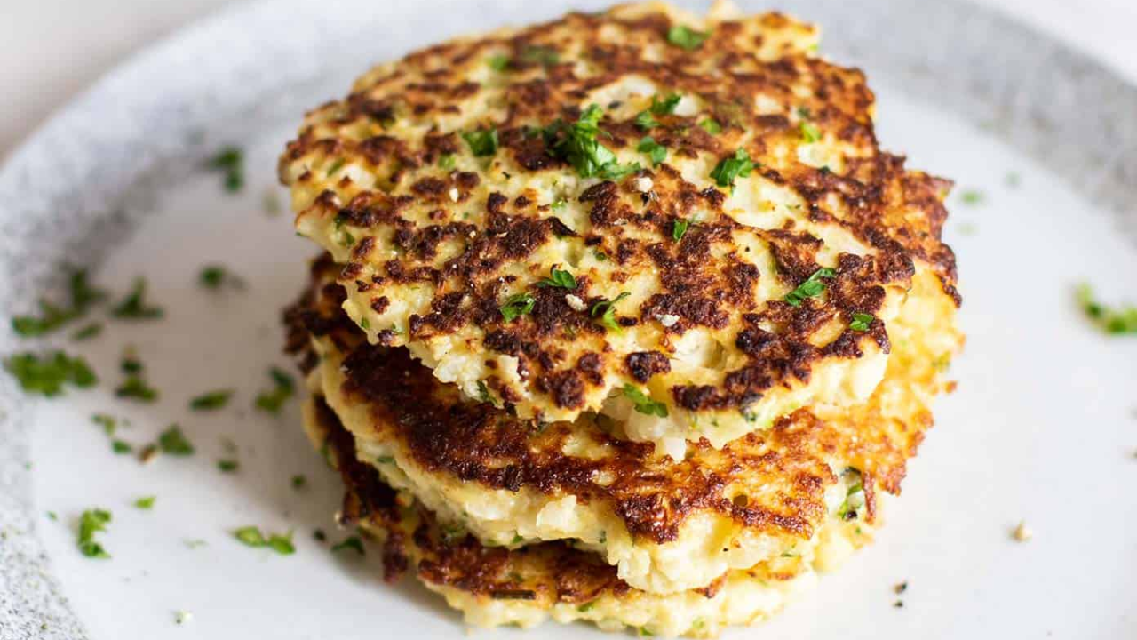 15. Cauliflower Fritters