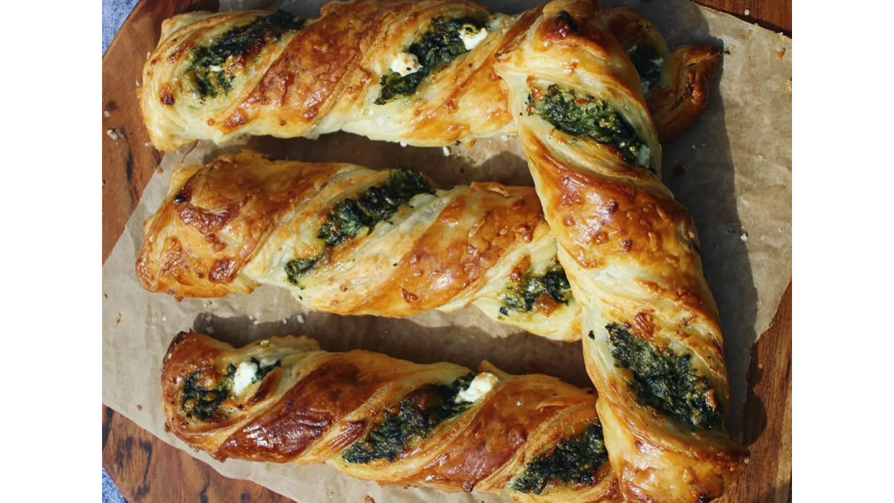 17. Spinach & Artichoke Puff Pastry Braid