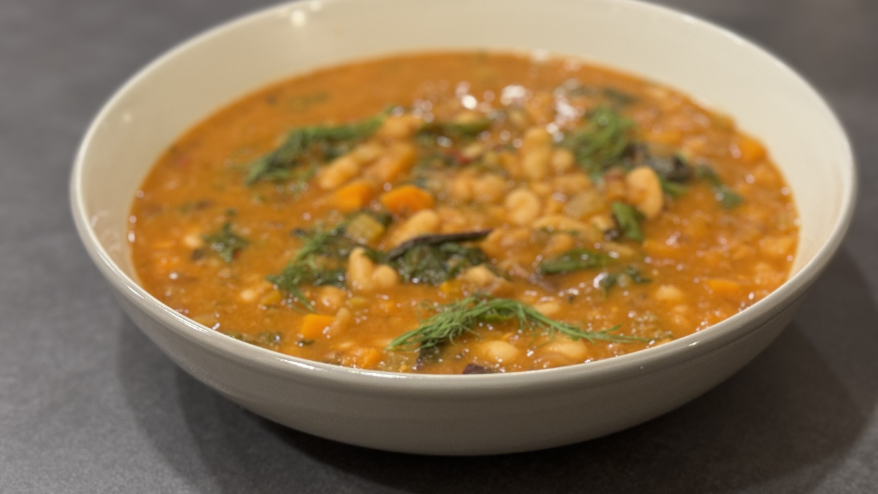 6. Mediterranean White Bean Stew