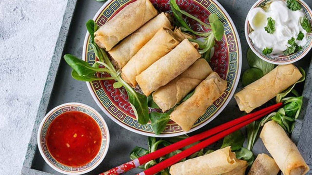 20. Chinese Spring Rolls 