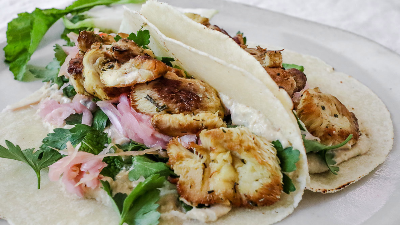 5. Lion’s Mane Mushroom Tacos
