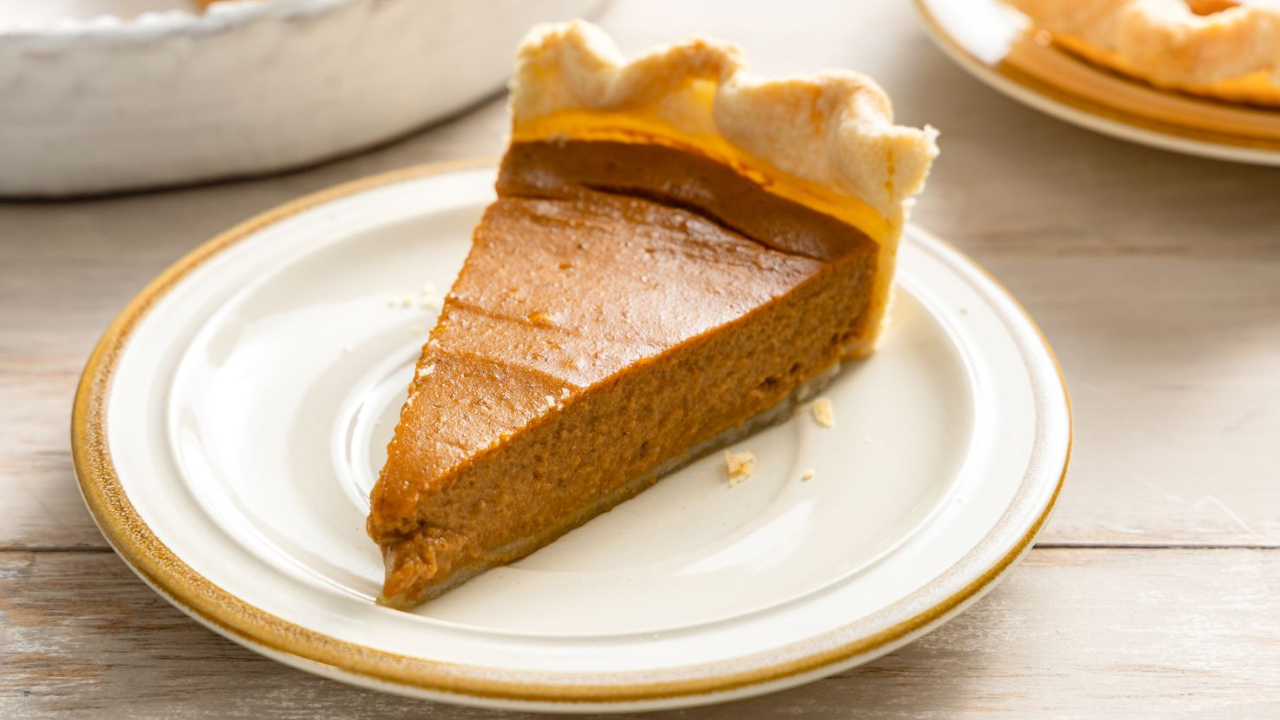 3. Vegan Homemade Pumpkin Pie