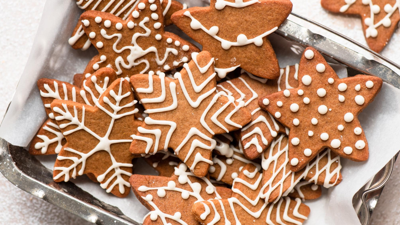 13. Vegan Pepparkakor (Spiced Cookies)